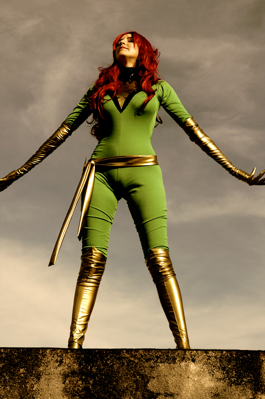 Jean grey cosplay costume